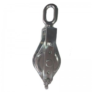 Chiusura monoblocco in acciaio inox singolo con occhiello