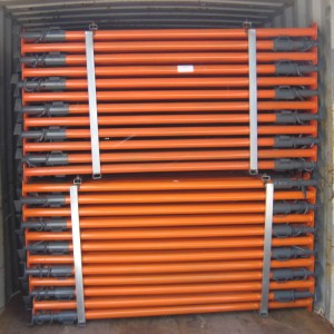 Prop in acciaio regolabile con rivestimento in polvere