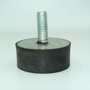Ammortizzatore in gomma tipo maschio personalizzato con vite per macchine