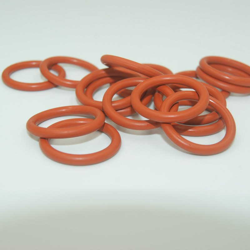 O-ring in gomma FKM colore rosso resistente al calore per motori Auto