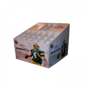 Espositore pieghevole pieghevole in polipropilene ondulato di cartone