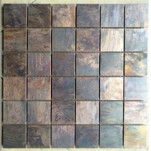 Hot Backing Metal Wall Parete in ottone rame Backsplash, mattonelle di mosaico di rame antico per bagno cucina decorativa