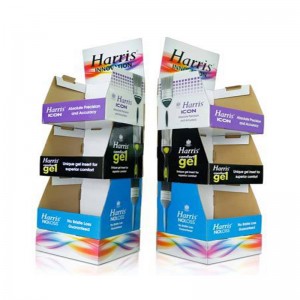 Espositore per prodotti di cartone pop up YJ, espositore per cartone ondulato, espositore per espositore di carta