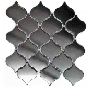 Mattonelle di mosaico di forma della lanterna dell'acciaio inossidabile delle mattonelle della parete della nuova progettazione per la cucina Backsplash