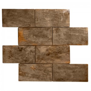 Mosaico in rame backsplash per bagno e decorazione