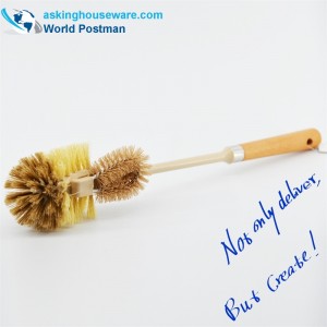 Akbrand WC Bowl Spazzola da spiaggia con manico multifunzionale