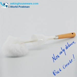 Akbrand Soft Toilet Brush Spazzola da spiaggia con dispositivo per scaldabagno