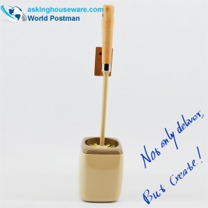 Akbrand WC Bowl Brush Beach Handle con supporto quadrato