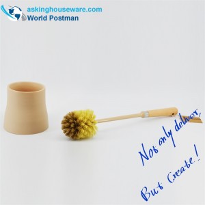 Akbrand Toilet Bowl Set di spazzole da spiaggia con supporto smerigliato