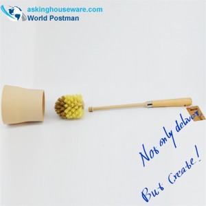 Akbrand Toilet Bowl Set di spazzole da spiaggia con supporto smerigliato