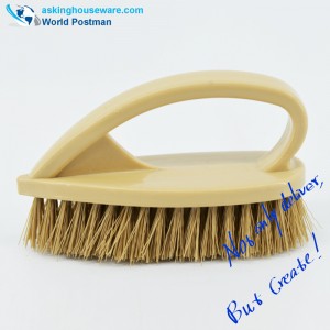 Akbrand piccola spazzola di sfregatura con manico in plastica ad arco