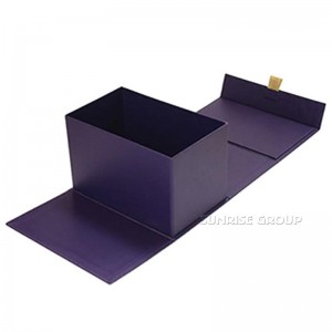 Scatola di chiusura magnetica pieghevole di lusso elegante di stampa di carta