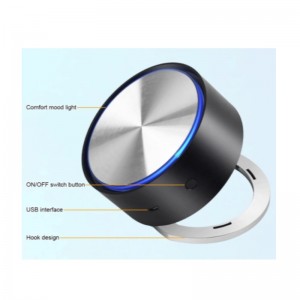 Amo il mini purificatore d'aria domestico dell'automobile Hepa con la superficie e il fuso di placcatura