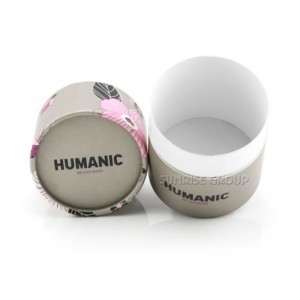 Scatola di imballaggio di calza di immagazzinaggio del regalo di vendita caldo a forma di cilindro