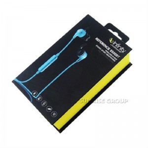 su carta a mano auricolare imballaggio chiusura magnetico cuffie.