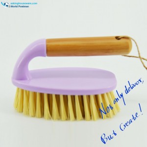 akbrand bambù gestire a pennello scarpe vestiti pennello brush pulizia