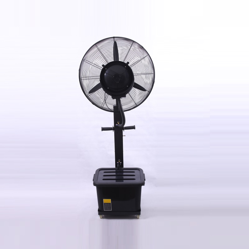 26inch regolabile, nuovo stile ricaricabili fabbrica nebbia fan acqua posizione industriale nebbia fan, acqua outdoor nebbia fan