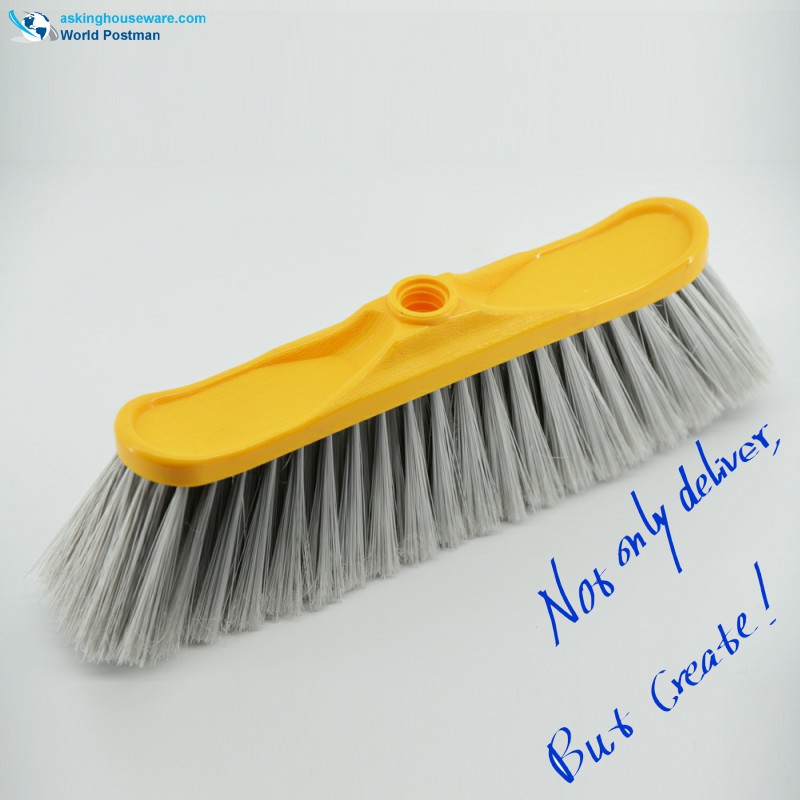 Akbrand Plastic Broom Head con W Brush lungo