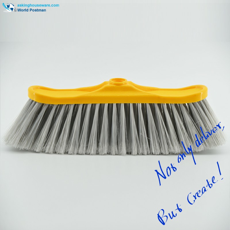 Akbrand Plastic Broom Head con W Brush lungo