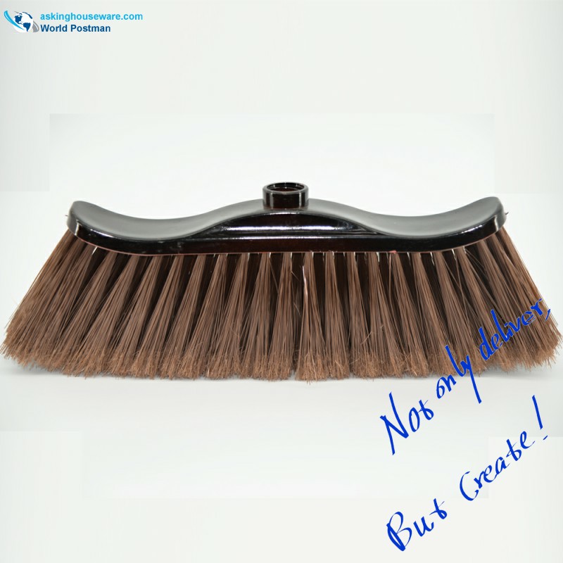 Akbrand Plastic Broom Head con bordo spazzolato rivestito Wave Shape