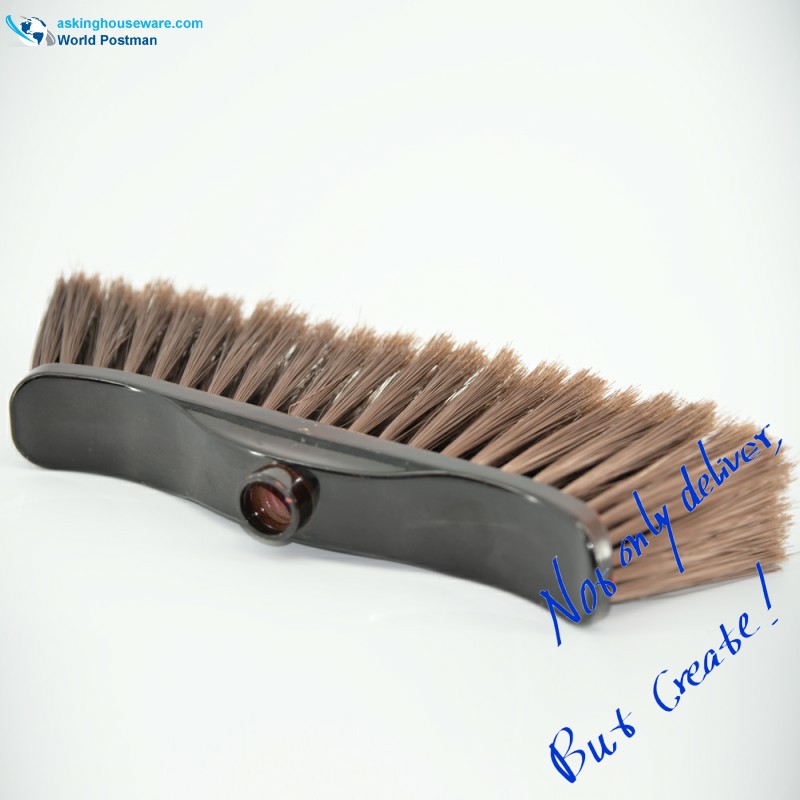 Akbrand Plastic Broom Head con bordo spazzolato rivestito Wave Shape