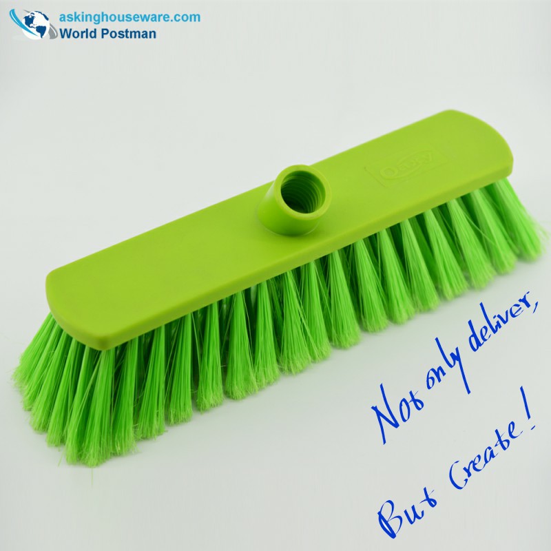 Akbrand Plastica Push Brush Push Broom Head con filettatura obliqua Simple Wider Square Brush Board