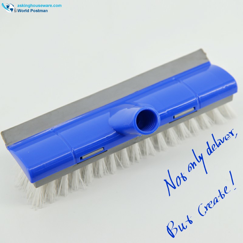 Akbrand Push Brush Soft Squeegee sul retro con spazzola per filettatura obliqua Setole corte in PP rigido