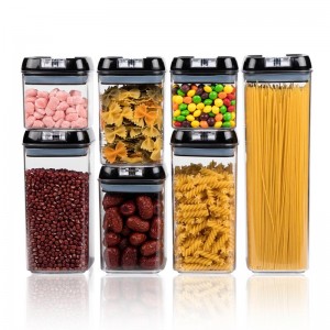 Set di 7 pezzi di BPA Free Airtight Storage Container Set, contenitori per alimenti con coperchio