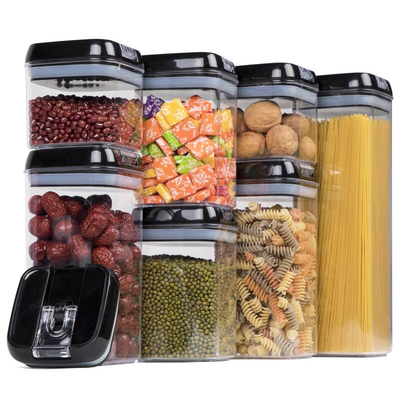 Set di 7 pezzi di BPA Free Airtight Storage Container Set, contenitori per alimenti con coperchio