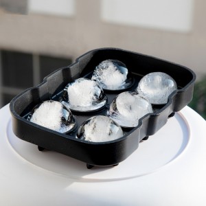 6 Scomparti del silicone del cubo del creatore della sfera del creatore della sfera della muffa della muffa della muffa del partito