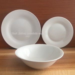 table ware-12piece set da pranzo in porcellana con decalcomania tagliata