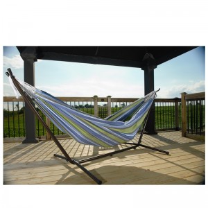 Doppio amaca Corlorful brasiliano - Letto a due posti per giardino, portico, uso esterno e interno - Tessuto in morbido cotone per un comfort supremo - Fatto a mano
