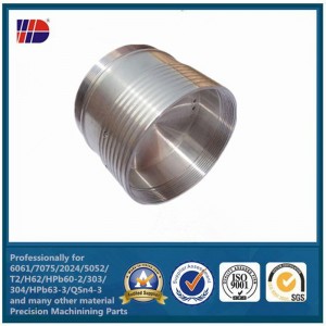 Officina meccanica di precisione in alluminio per macchine utensili CNC in Cina