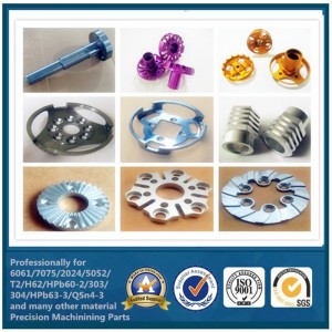 Pezzi di ricambio per componenti meccanici in alluminio di precisione CNC