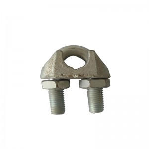 Fascette per cavi malleabili zincate DIN741 / morsetti per funi metalliche