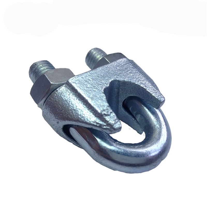 Clip per cavo metallico forgiato tipo DIN741