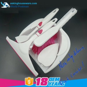 Akbrand Dustpan Brush Scopa Window Squeegee Dish Brush Spazzola di lavaggio 4in1 Set di strumenti di pulizia