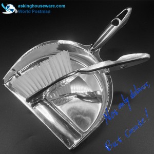 Scopa per spazzole di medie dimensioni Akbrand con rivestimento in argento