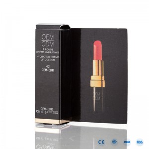 Rossetto opaco a lunga tenuta impermeabile di alta qualità con etichetta privata