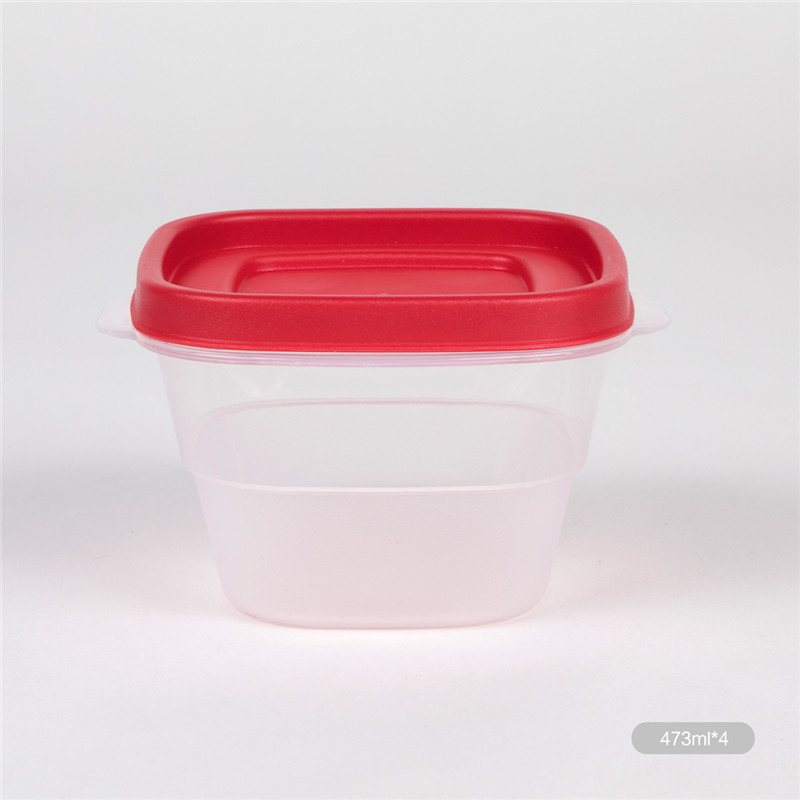 42 pezzi rossi facile trovare coperchi contenitori di stoccaggio di cibo impostato