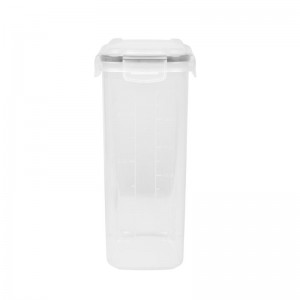 Set di contenitori per alimenti per alimenti a base di cereali secchi ermeticamente chiusi a 2 pezzi