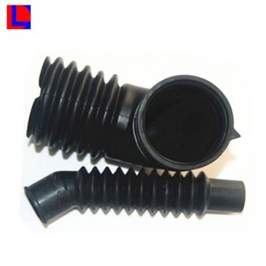 ISO9001 approvato personalizza soffietti in gomma siliconica nera