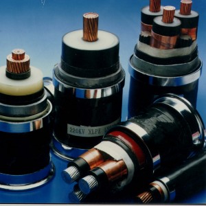 Cavo di alimentazione HV schermato con filo di rame 66KV per grande sistema di trasmissione