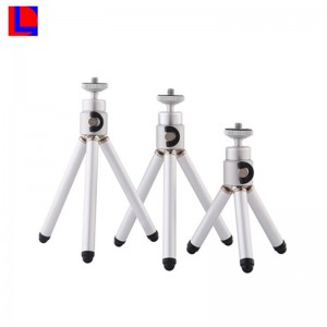 Facile da trasportare bellissimo treppiede telescopico portatile in alluminio JK di alta qualità per fotocamera e telefono