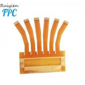 Modulo flessibile flessibile a doppia faccia stampato Polyimide PCB FPC stampato Camera OEM ODM cem-3 elettronico stampato flex board stampato