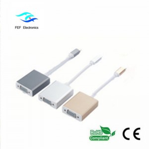 Convertitore femmina USB 3.1 da tipo C a femmina VGA Codice: FEF-USBIC-002