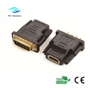 Adattatore femmina DVI (18 + 1) a HDMI Codice: FEF_HD-001