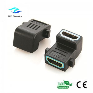 Adattatore femmina da HDMI a HDMI Ad angolo di 90 gradi Codice: FEF-H-007