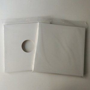 12 Cartone bianco colore LP / Copertina del disco Nessun foro