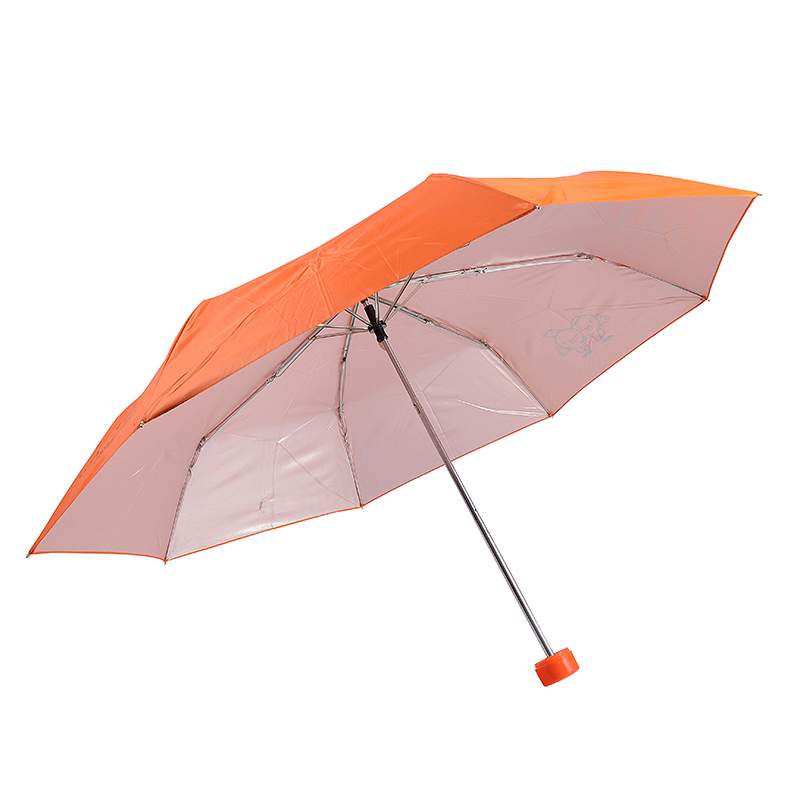 Ombrello da 19 pollici con ombrello in plastica manuale con funzione manuale 3 ombrello pieghevole